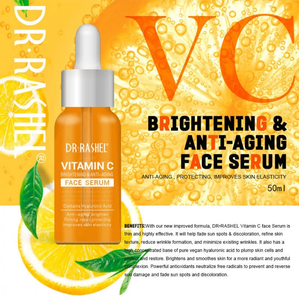 Dr Rashel Vitamin C Face Serum (Brightening & Anti-Aging, 50 ml)
